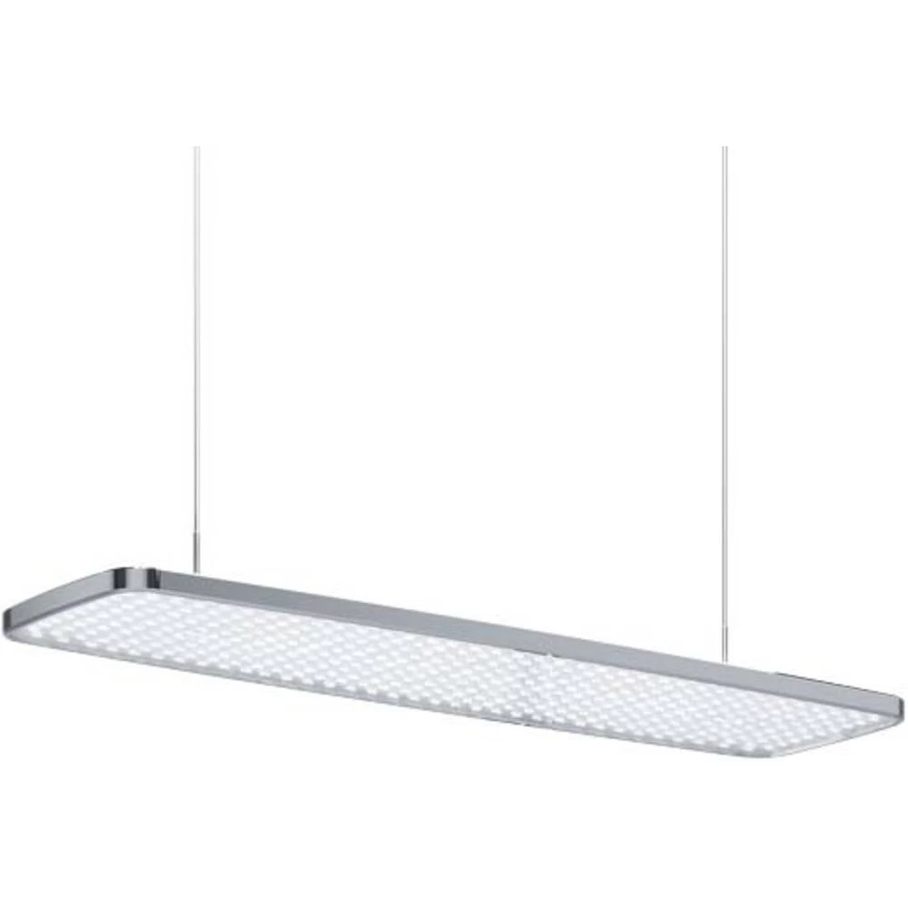 LED viseća svjetiljka LED LED fiksno ugrađena ESYLUX PDLPRA04 #EV10125058 EV10125058 Krom boja slika