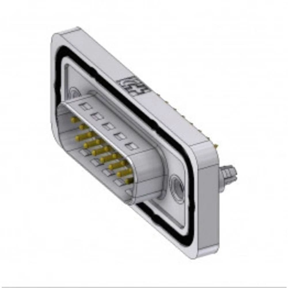 D-SUB utikač 180 ° Broj polova: 15 Lem, Pinovi DELTRON SWISS 1 ST slika