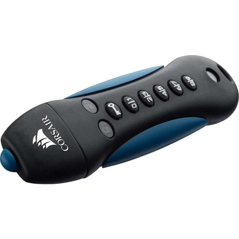 USB Stick 64 GB Corsair Padlock&reg; 3 Crna/plava CMFPLA3B-64GB USB 3.0 slika