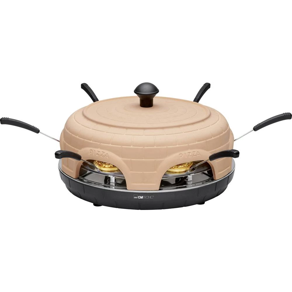Clatronic PO 3682 Pećnica za pizzu Terakota, Crna slika