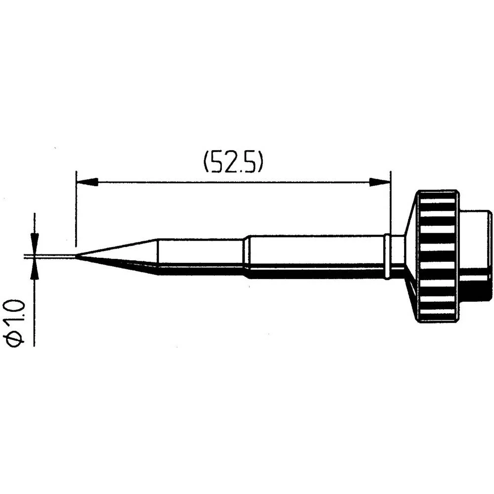 Ersa 0612BDLF Lemni vrh Oblik olovke Veličina vrha 1 mm Content 10 ST slika