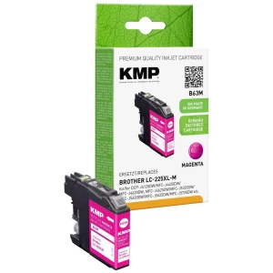 KMP patrona tinte zamijenjen Brother LC225XLM kompatibilan pojedinačno purpurno crven B63M 1530,4006 slika