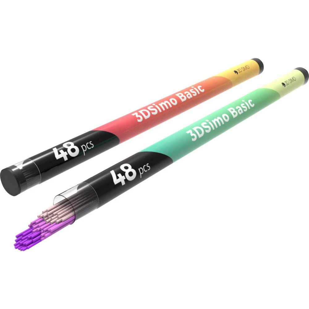 Filament-Paket 3D Simo PCL 4 Ružičasta, Ljubičasta, Boje kože 50 g slika