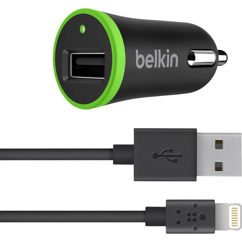 Belkin F8J121bt04-BLK F8J121bt04-BLK USB punjač Osobno vozilo Izlazna struja maks. 2400 mA 1 x USB slika
