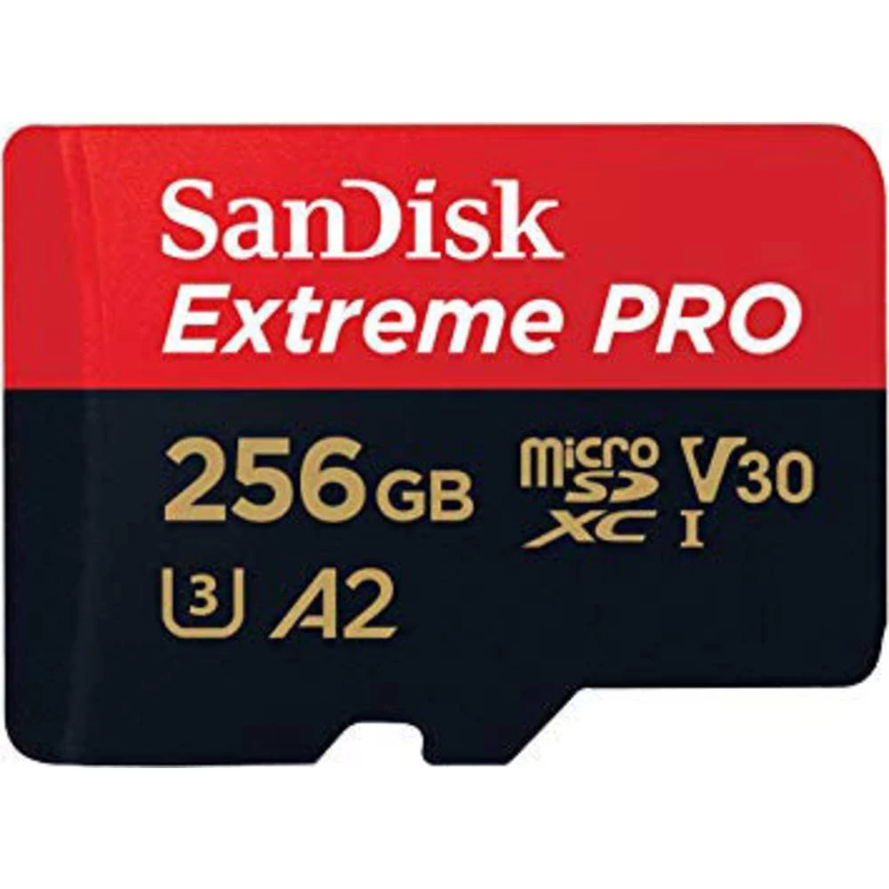 microSDXC kartica 256 GB SanDisk Extreme Pro® Class 10, UHS-I, UHS-Class 3, v30 Video Speed Class A2 standard slika