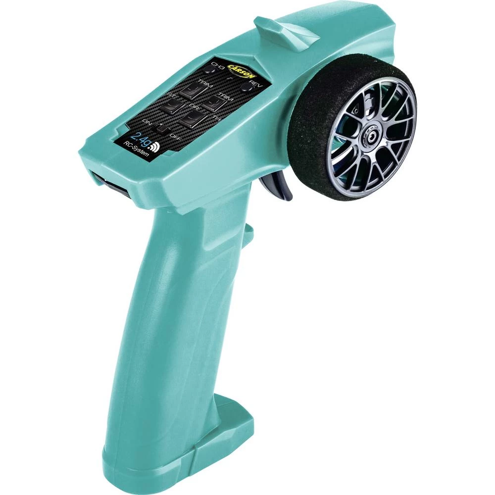Carson Modellsport Reflex Wheel Start 2.4G Radio tirkizna pištolj-daljinski upravljač 2,4 GHz Broj kanala: 3 uklj. prije slika