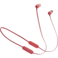 JBL Tune 125 BT Bluetooth® sportske in ear slušalice u ušima vratna traka koraljna slika