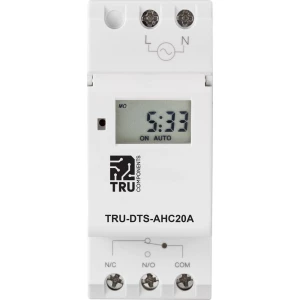 TRU COMPONENTS Radni napon (broj): 230 V/AC TRU-DTS-AHC20A 1 prebacivanje 20 A 250 V/AC tjedni program slika