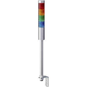 Signalni toranj LED Patlite LR4-402LJNU-RYGB 4-bojno, Crvena, Žuta, Zelena, Plava boja 4-bojno, Crvena, Žuta, Zelena, Plava boja slika