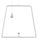Dodaci, visilica za magnetnu lampu Miram, širina: 205 mm, visina: 185 mm, bijela Deko Light 930625 Miriam klatno     bijela