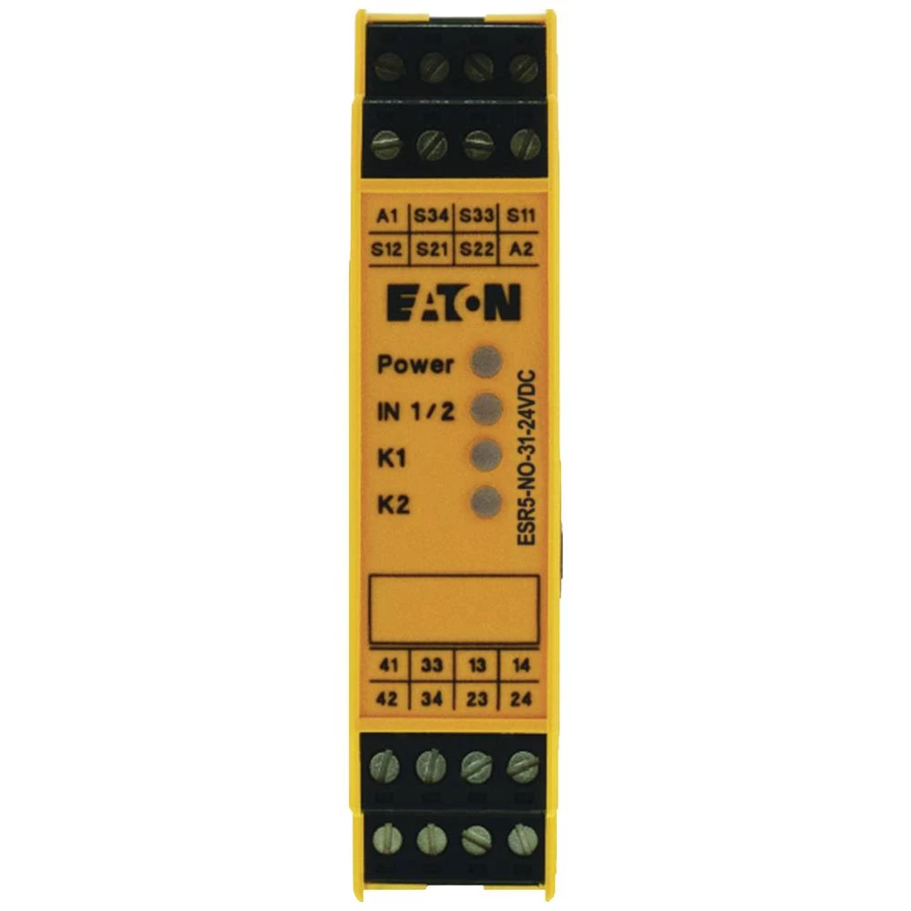 sigurnosni relej ESR5-NO-31-24VDC Eaton Radni napon (broj): 24 V/DC (Š x V x D) 22.5 x 99 x 114.5 mm 1 St. slika