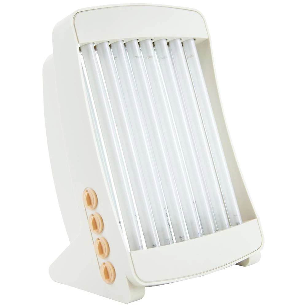 Solarij za lice s 8 UVA cijevi s ružičastim i plavim svjetlom EFBE Schott 8 UVA rosa/blau solarij za lice 130 W slika