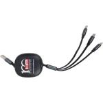HP Autozubehör Ladekabel 3in1 ausziehbar USB punjač unutrašnje područje Izlazna struja maks. 2 A 1x USB-C®, #####1x Appl