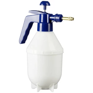 Industrijska prskalica 1 l, PE bijela prozirna mesingana mlaznica Pressol 06 178  industrijska boca za prskanje 1 l bijelo-plava