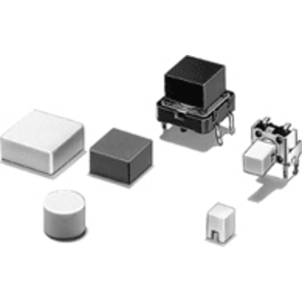 Omron B32-1260 Tactile Switch Key Top for B3F Omron  kapica tipke   bijela 1 St. Bag slika