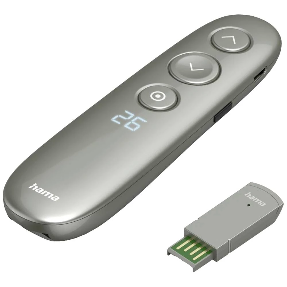 Hama  bežični prezenter integrirani zaslon, uklj. virtualni laserski pokazivač slika