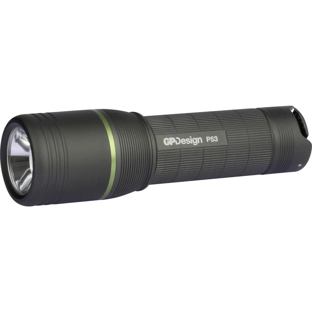 LED Džepna svjetiljka GP Design P53 Bellatrix baterijski pogon 300 lm 115 g Crna slika