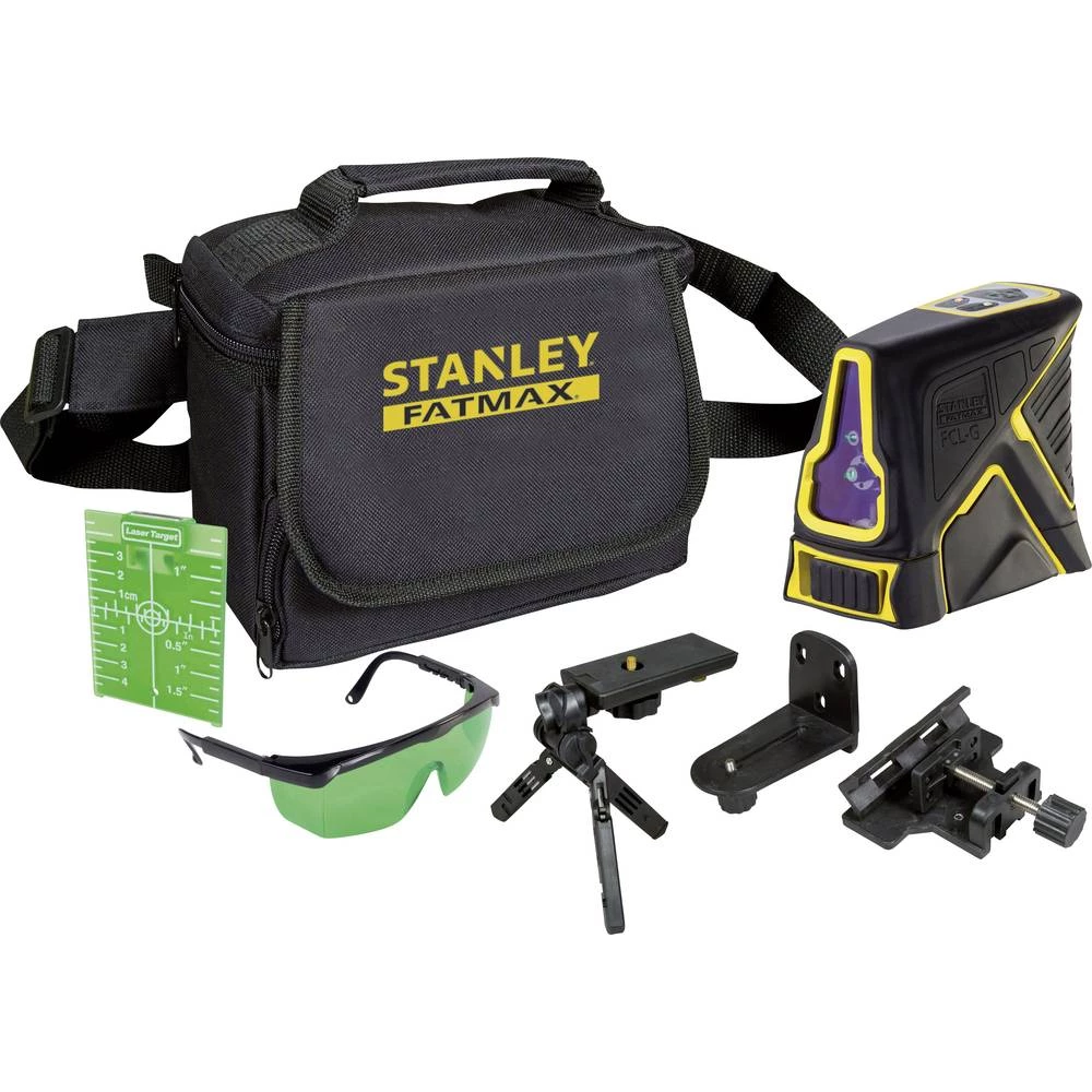 Križnolinijski laser Stanley by Black & Decker FatMax FCL-G Raspon (maks.): 20 m Kalibriran po: Tvornički standard (vlastiti) slika