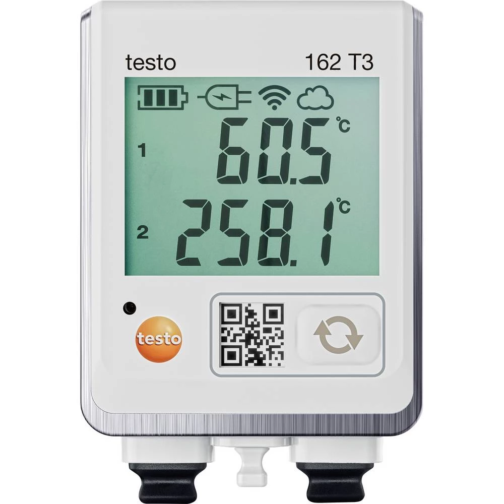 testo 0572 1623 162 T3 uređaj za pohranu podataka temperature Mjerena veličina temperatura -195 do 1350 °C uklj. zidni n slika