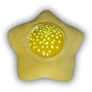 Niermann 80038 LED noćno svjetlo s projektorom Zvijezda Plišana zvijezda LED Žuta slika