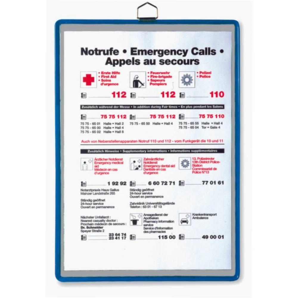 Tarifold Vizualni panel Plava boja slika