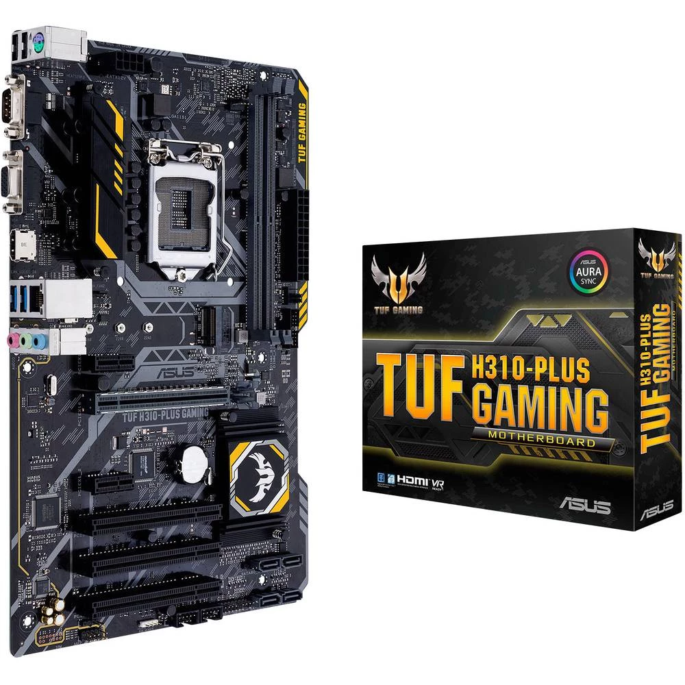 Matična ploča Asus TUF H310-PLUS GAMING Baza Intel&reg; 1151v2 Faktor oblika ATX Set čipova matične ploče Intel&reg; H310 slika