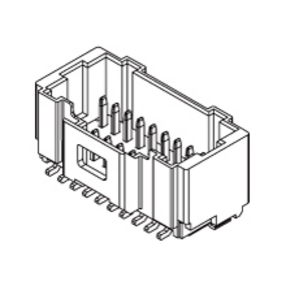 Molex ugradna standardna letva s muškim kontaktima 501190-4017 1 St. Tape on Full reel slika