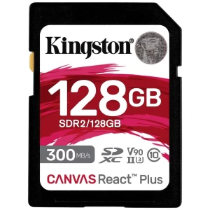 Kingston Canvas React Plus sd kartica 128 GB Class 10 UHS-II slika