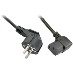 LINDY struja priključni kabel [1x sigurnosni utikač  - 1x ženski konektor iec c13, 10 a] 5 m crna
