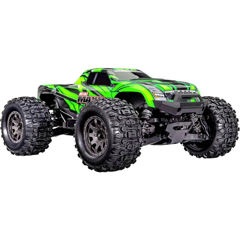 Traxxas Mini Maxx BL-2s zelena bez četkica 1:10 RC model automobila električni monstertruck pogon na sva četiri kotača ( slika