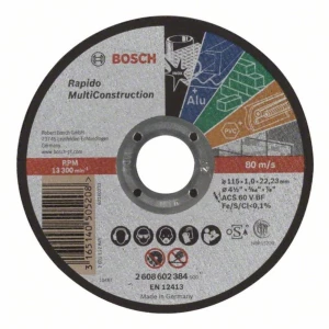 Rezna ploča ravna 115 mm 22.23 mm Bosch Accessories ACS 60 V BF 2608602384 1 ST slika