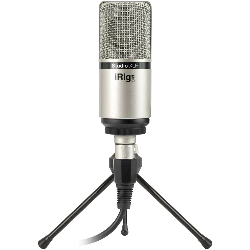 Studijski mikrofon IK Multimedia iRig Mic Studio XLR Način prijenosa:Žičani Uklj. kabel, Uklj. držač, Uklj. tronožac slika