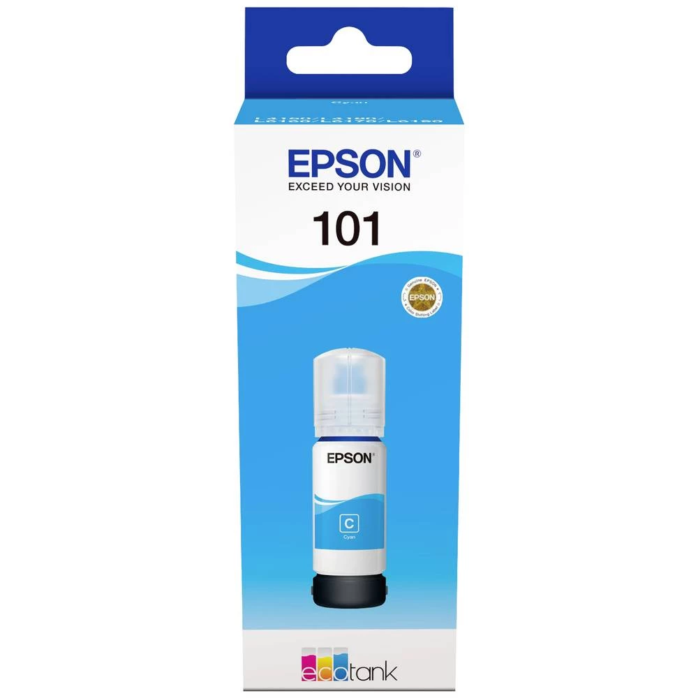 Epson C13T03V24A 101 EcoTank tinta za ponovno punjenje original Epson cijan 70 ml slika