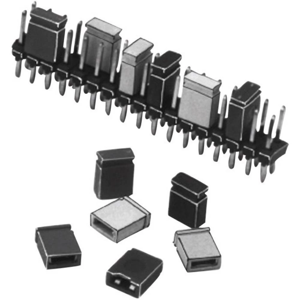 W & P Products 165-101-30-00 165-101-30-00 kratkospojni mostić Raster: 2.54 mm Broj polova po redu:2 Sadržaj: 1 kom. slika