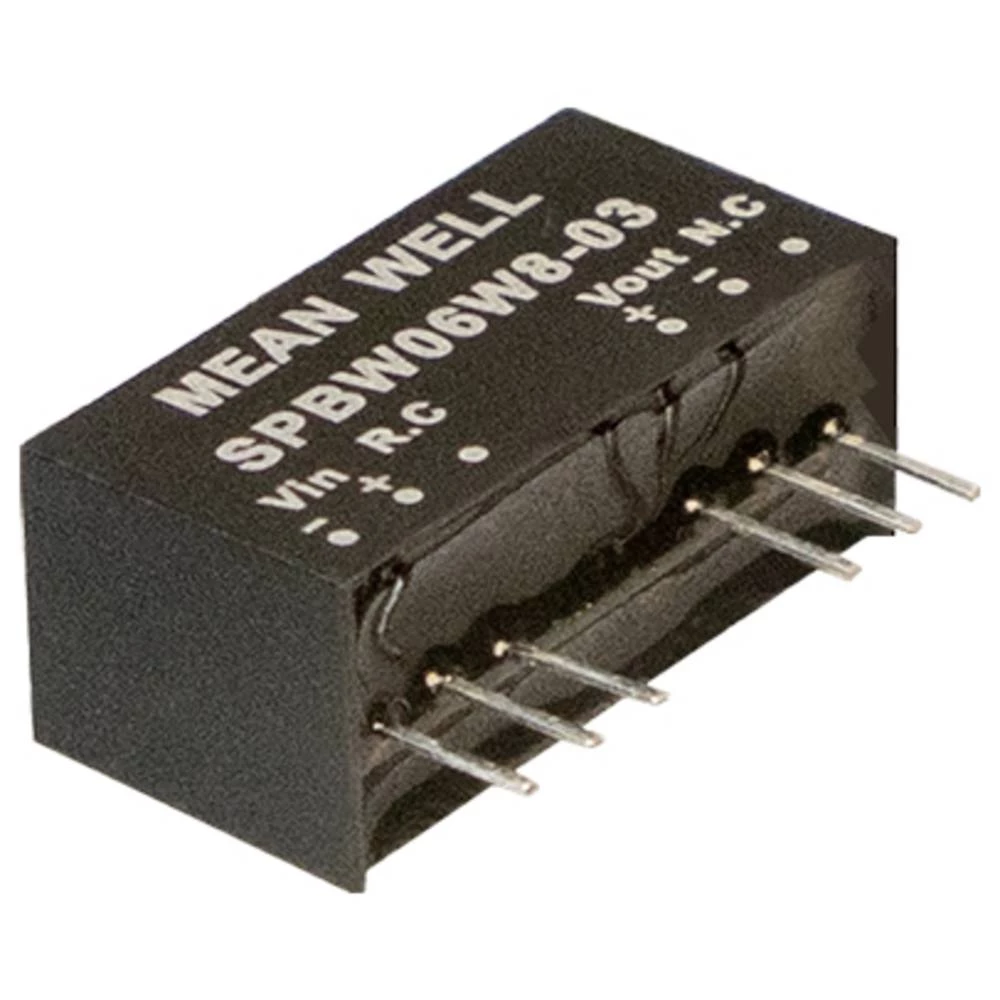 MEAN WELL SPBW06W8-12 DC/DC pretvarač 12 V 0.500 A 6 W Content 1 kom. slika