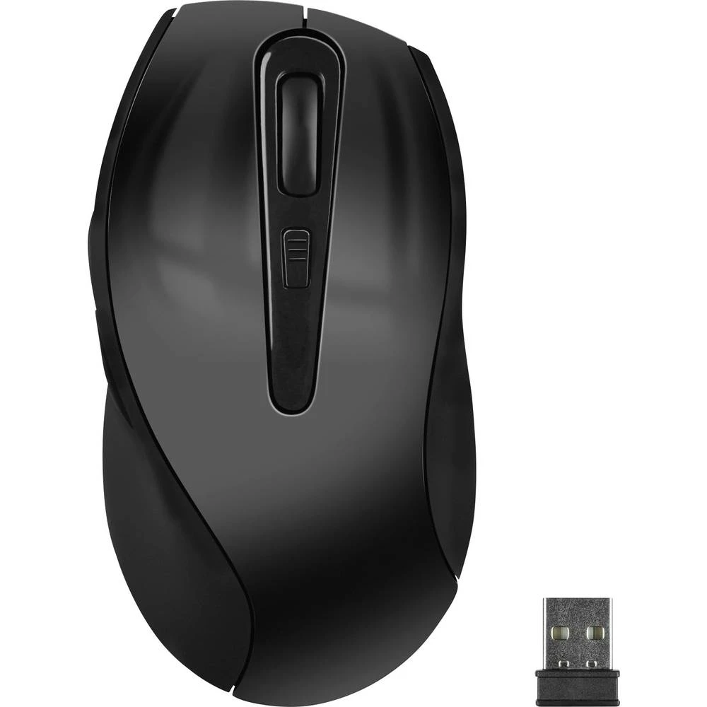 SpeedLink Axon Bežični miš Optički Ergonomski Crna slika