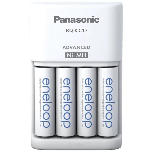 Panasonic Advanced BQ-CC17 + 4x eneloop AA punjač okruglih stanica nikalj-metal-hidridni micro (AAA), mignon (AA) slika