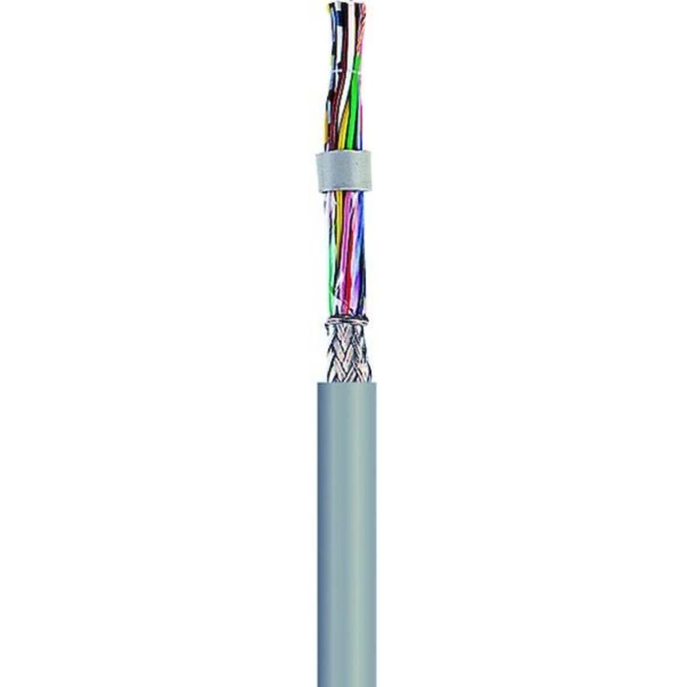 NOVI elektronički kabel oklopljen Eca LIYCY 2x0,34 RG100m sivi kontrolni vod LIYCY 2x0,34 100 m slika