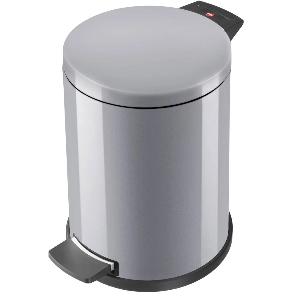 Kontejner za limenke 12 l Hailo Solid M (Š x V) 280 mm x 360 mm Srebrna Mehanizam stopalo-pedal 1 ST slika