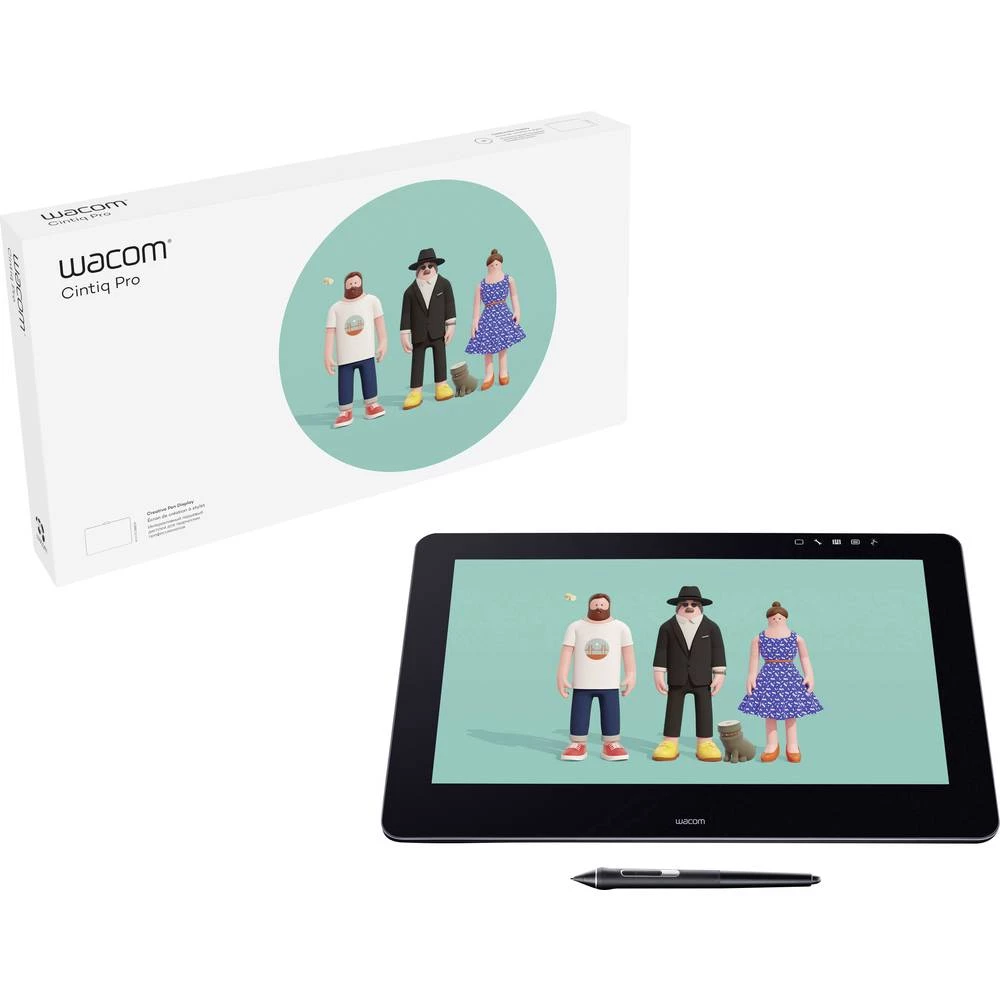 USB grafički tablet Wacom Cinitq Pro 16 UHD Crna slika