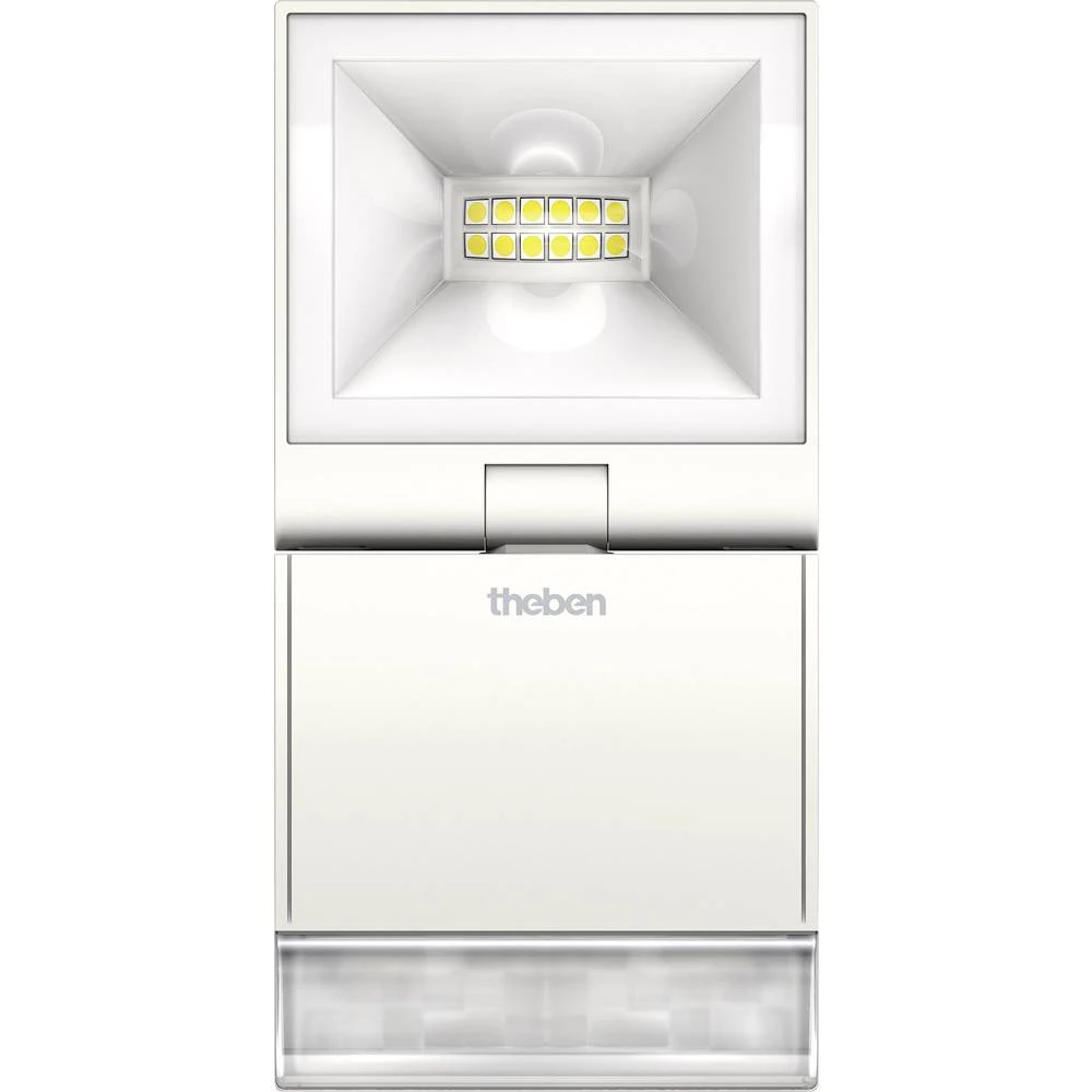 Theben theLeda S10 W WH 1020931 LED vanjski Spotlight s detektor pokreta ATT.CALC.EEK: LED 10 W Bijela slika