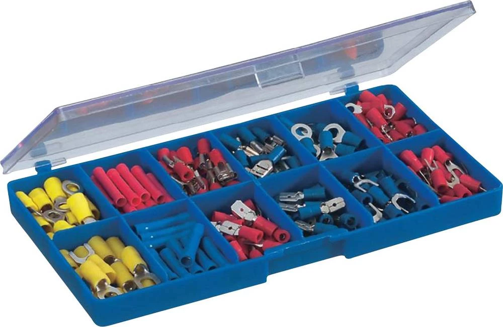 Asortiman konektora za stiskanje 0.50 mm&sup2; 2.50 mm&sup2; Plava boja, Žuta, Crvena TRU COMPONENTS 732038 230 ST slika