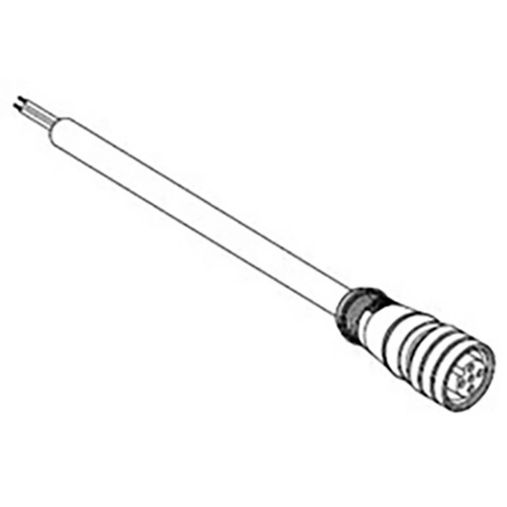Molex 1200060002 Micro-Change (M12) Single-Ended Cordset, 3 Poles, Female (Straight) to Pigtail, 0.34mm² PVC Cable, 5.0m ( slika