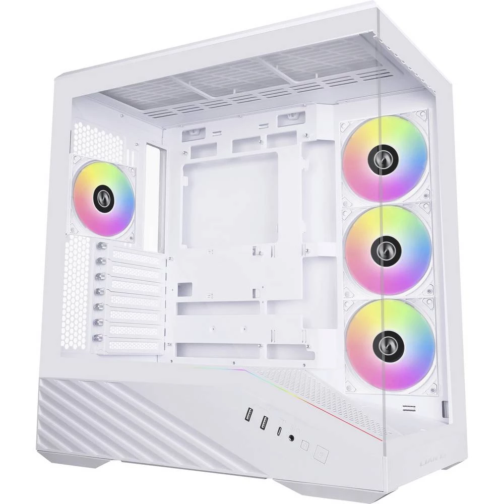 Lian Li Vector V100 midi-tower kućište , kućište za igraće računalo, kućište za računala bijela slika
