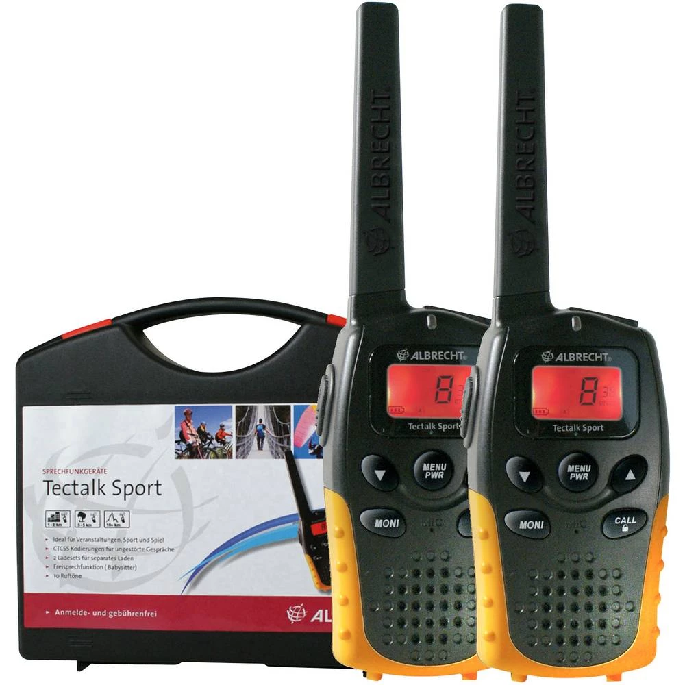 Albrecht Tectalk Sport 29865 PMR ručna radio stanica 2-dijelni komplet slika
