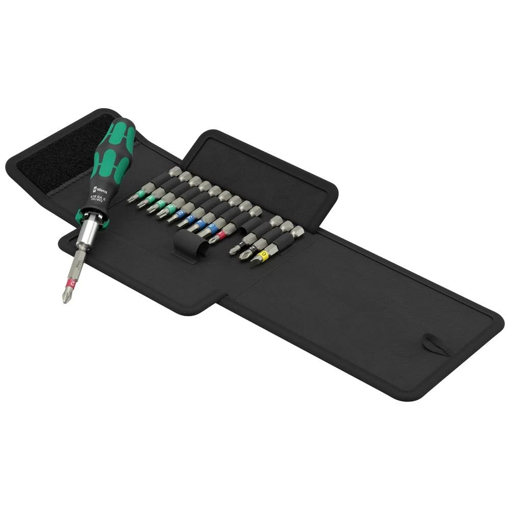 Wera Kraftform Kompakt 838 RA S Set 1 05051060001 bit komplet 14-dijelni križni phillips, križni pozidriv, TORX, unutarn slika