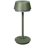 Konstsmide 7830-630 Lyon LED akumulatorska stolna lampa 2.5 W toplo bijela, RGB zeleno-siva