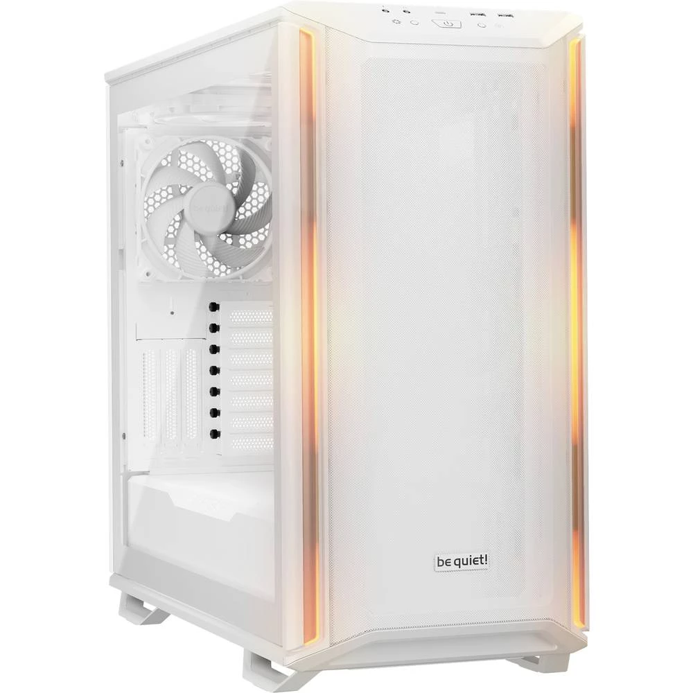 BeQuiet DARK BASE 701 White midi-tower kućište za računala bijela 3 predinstalirana ventilatora, bočni prozor slika