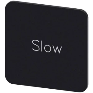 Siemens 3SU1900-0AF16-0EF0 ploča za natpise kvadratan (Š x V) 22 mm x 22 mm Slow crna, bijela 10 St. slika