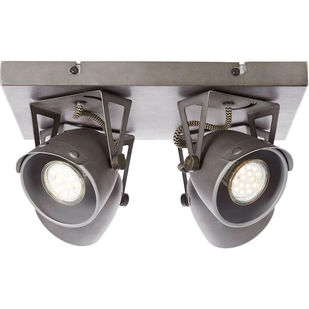 Stropni reflektor LED GU10 20 W Brilliant Ka 78535/84 Plemeniti čelik (brušeni) slika